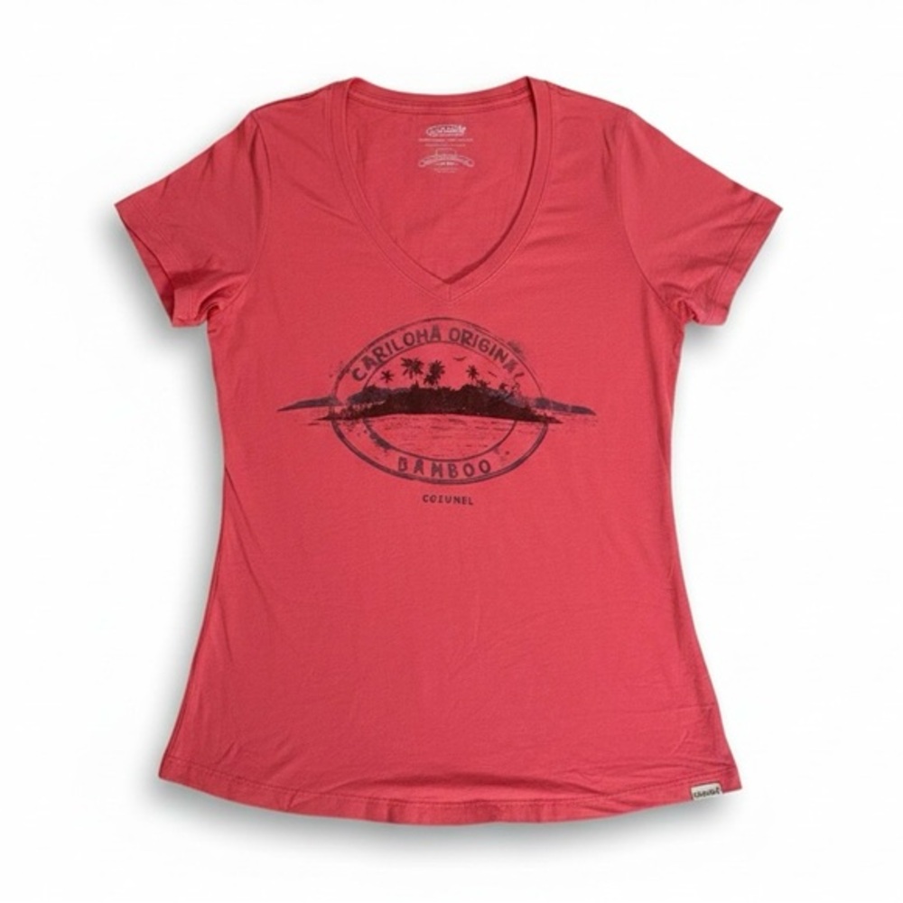 CariLoha Organic Cotton Cozumel V-Neck T-Shirt